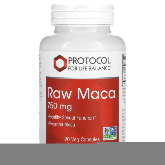 Raw Maca, 750 mg , 90 Veg Capsules