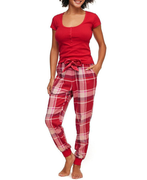 Caileigh Women's Pajama T-shirt & Jogger Set