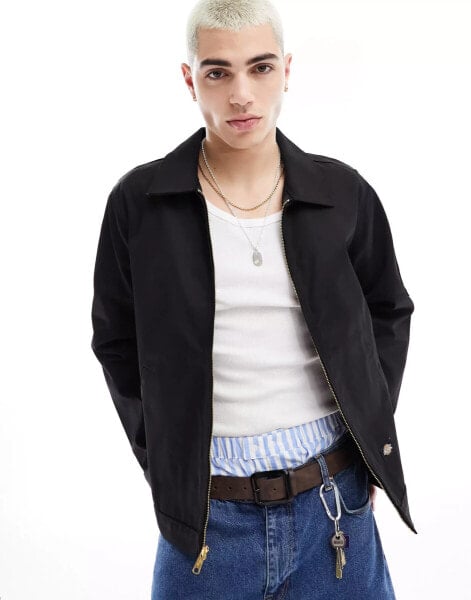 Dickies unlined eisenhower jacket in black