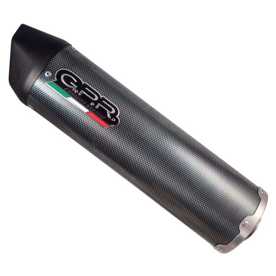 GPR EXHAUST SYSTEMS Furore Evo4 Poppy Beta RR 125 4T Enduro 21-22 Ref:E5.BT.9.CAT.FP4 Carbon homologated oval muffler