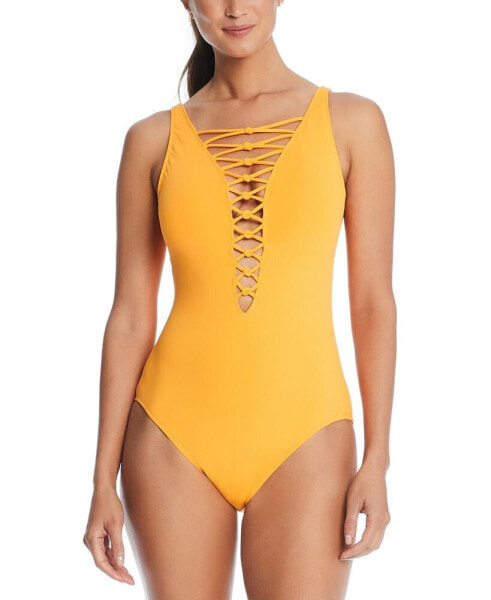 Women's Core-Lace-Down Mio One-Piece Swimsuit