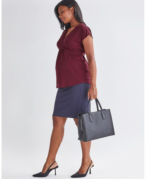Maternity Angel Crossover Work Top
