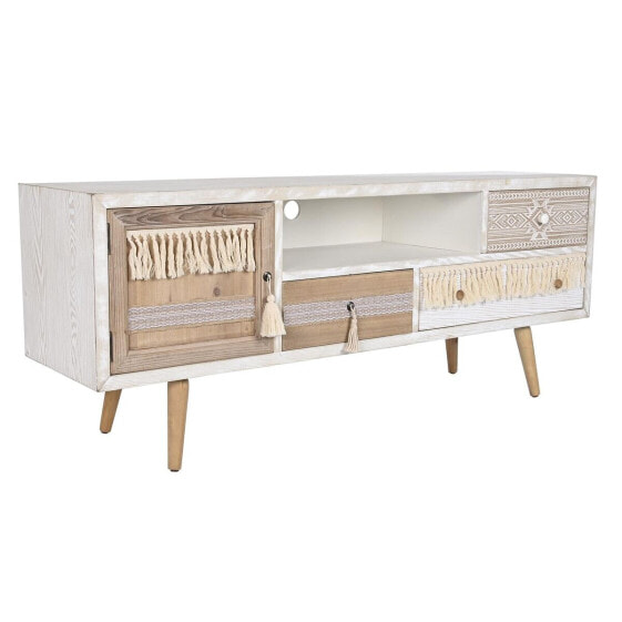 TV furniture DKD Home Decor Natural 150 x 40 x 60 cm Fir White