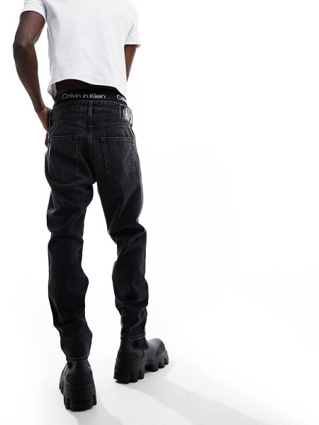 Calvin Klein Jeans dad jeans in black