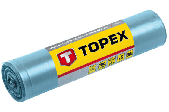 Topex Worki na ciężkie odpady 80L 5szt. (23B257)