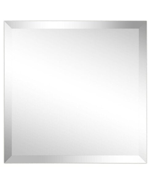 Frameless Beveled Prism Mirror Panels - 24" x 24"