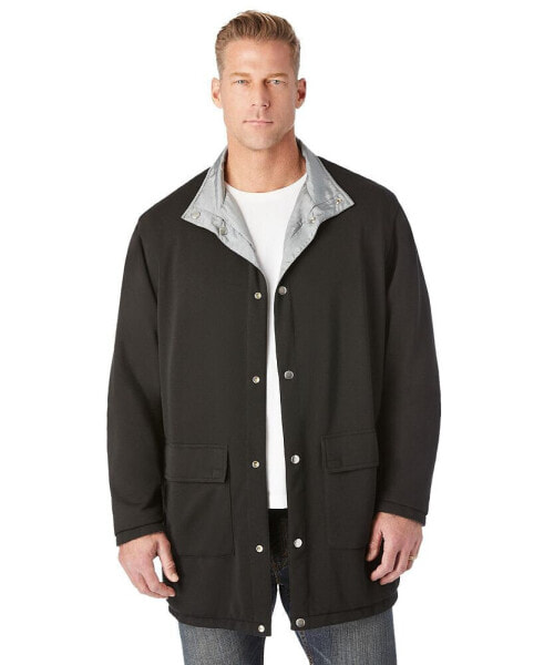 Big & Tall Reversible Fleece Nylon Jacket
