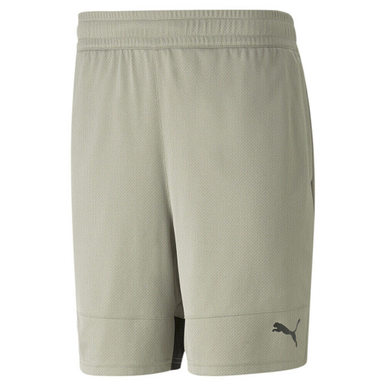 Puma Fit Knit Shorts Mens Beige Casual Athletic Bottoms 52311790
