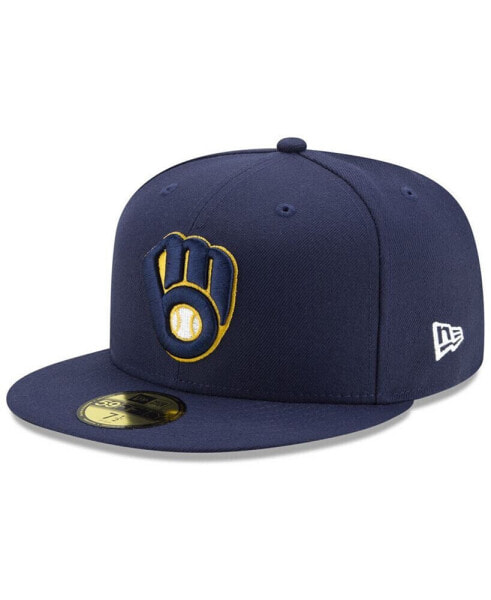 Кепка с застежкой New Era Milwaukee Brewers Authentic Collection 59FIFTY