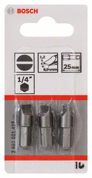 Bosch Schrauberbit Extra-Hart S 1,2x8,0, 25 mm