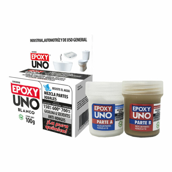 Two component epoxy adhesive Fusion Epoxy Black Label Unob98 Универсальный Белый 100 g