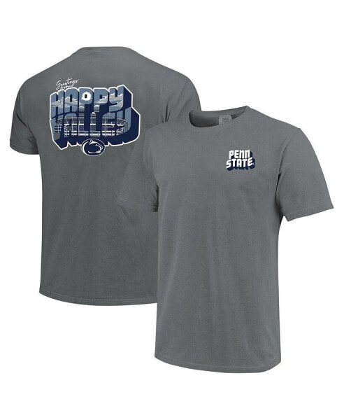 Men's and Women's Charcoal Penn State Nittany Lions Hyper Local Welcome to Postcard T-Shirt