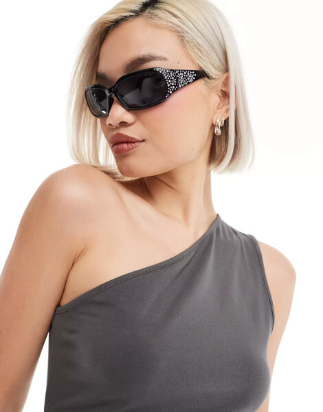 AIRE vesta diamante sunglasses in black