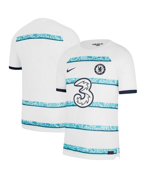 Men's White Chelsea 2022/23 Away Breathe Stadium Blank Replica Jersey