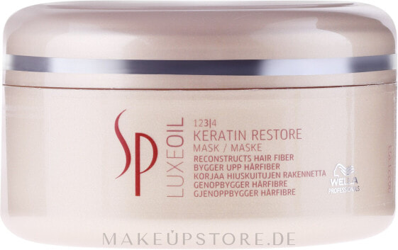 Regenerierende Haarmaske mit Keratin - Wella SP Luxe Oil Keratin Restore Mask 150 ml