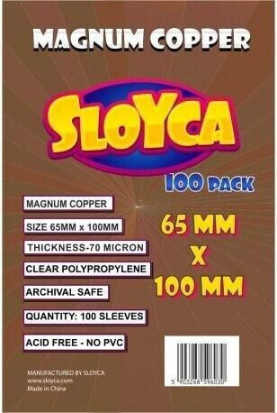 Наименование товара: Игровые карты Baldar Koszulki Magnum Copper 65x100mm (100шт) SLOYCA