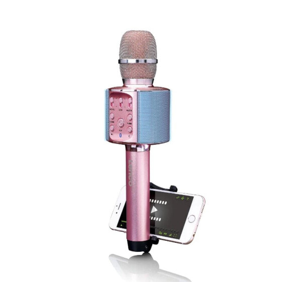 Lenco BMC-090, Karaoke-Mikrofon, 2404 - 2480 Hz, Verkabelt & Kabellos, Bluetooth/3.5 mm, 10 m, USB Typ-A