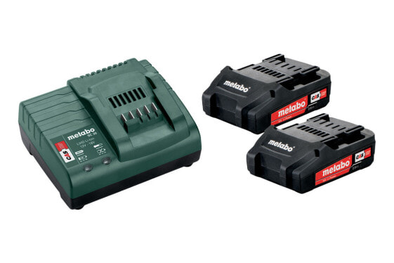 Metabo 685161000 - Battery & charger set - Lithium-Ion (Li-Ion) - 2 Ah - 18 V - Metabo - 2 pc(s)