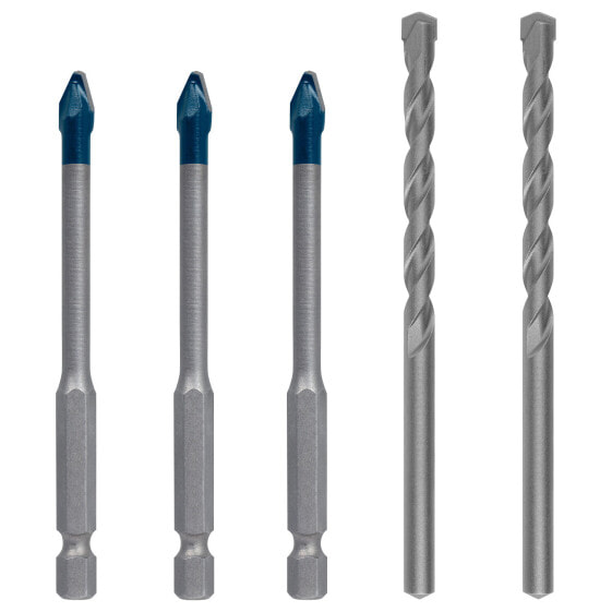 Bosch EXPERT HEX-9 HardCeramic Bohrer-Set, 6 mm, Mixed Set, 5 Stück