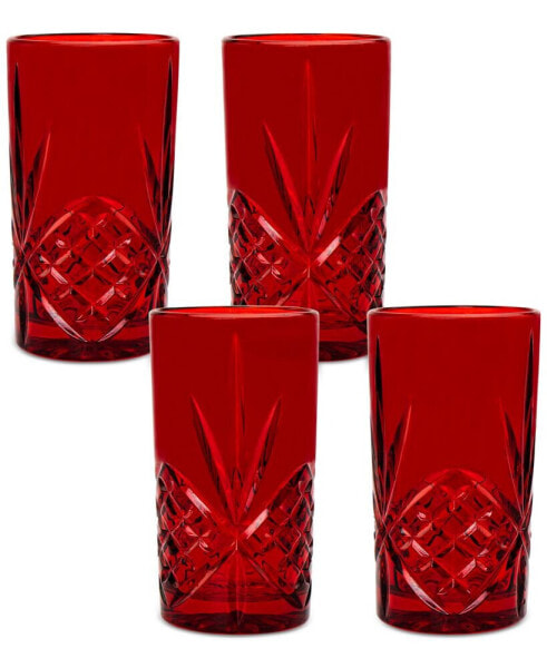 Dublin Highball Glasses, Set of 4