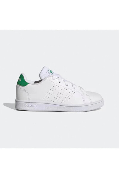 Кроссовки Adidas Advantage K бело-зеленые GY6995