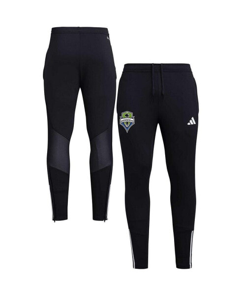 Men's Black Seattle Sounders FC 2023 On-Field Team Crest AEROREADY Training Pants