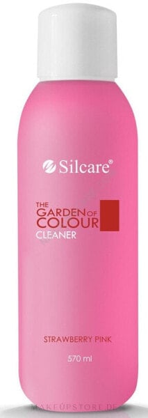 Nagelentfetter mit Erdbeerduft - Silcare Cleaner The Garden Of Colour Strawberry Pink 570 ml