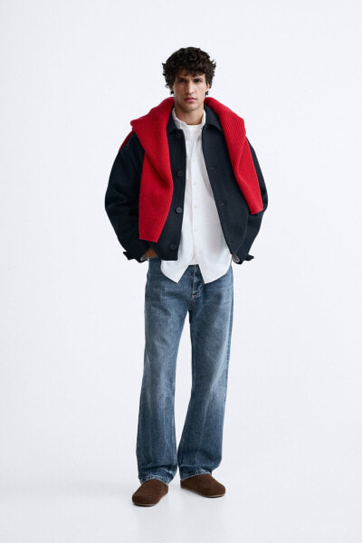 Куртка ZARA джинсовая в стиле Oversize