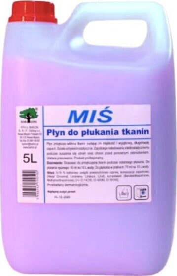 Płyn do płukania Barlon Miś - Płyn do płukania, fioletowy - 5 l