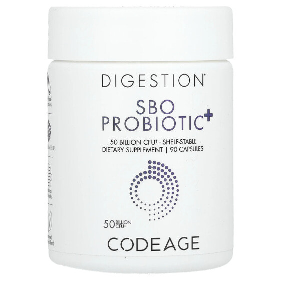 SBO Probiotic+, 50 Billion CFU, 90 Capsules