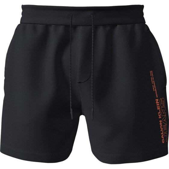 CALVIN KLEIN JEANS Stacked Outline Logo Hwk sweat shorts