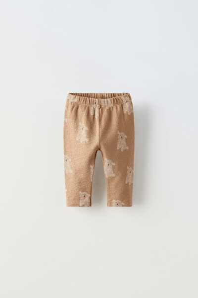 Dog print leggings