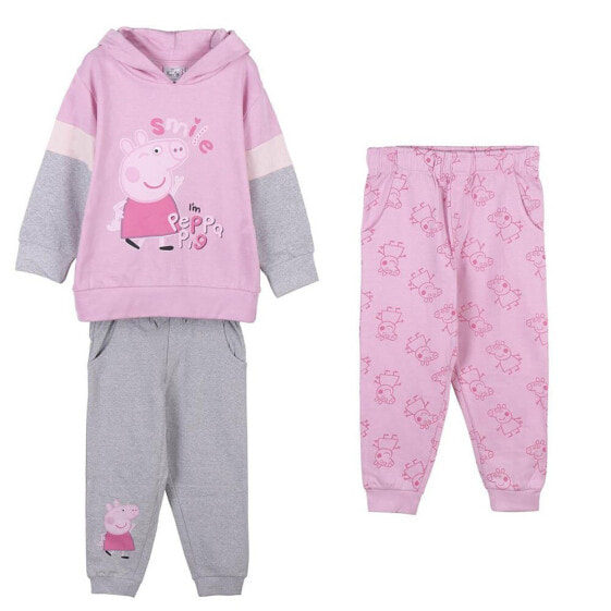 CERDA GROUP Cotton Brushed Peppa Pig Track Suit 3 Pieces