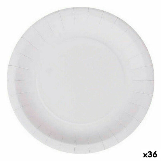 Посуда одноразовая Algon Картон Белый 25 Предметов 20 см (36 штук)