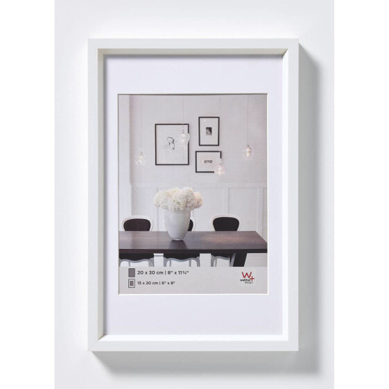 walther design ES040W - White - Single picture frame - 20 x 30 cm - Rectangular - Germany - 309 mm