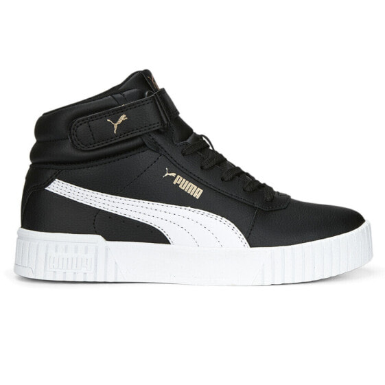 Puma Carina 2.0 High Top Womens Black Sneakers Casual Shoes 38585105