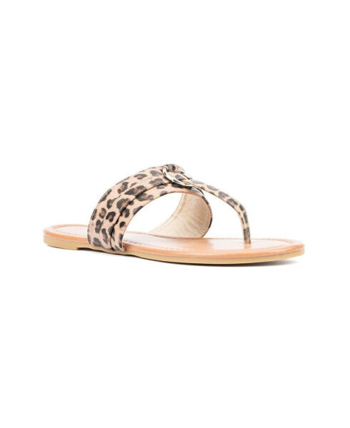 Women's Jacklyn Leopard Ring Sandal