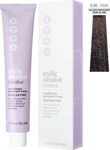 Milk Shake Milk Shake, Creative, SLS/SLES-Free, Permanent Hair Dye, 6.356GM Havana Roast, 100 ml For Women