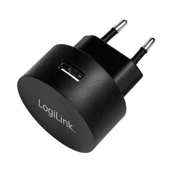 Зарядное устройство LogiLink - USB-адаптер - 1 порт USB для быстрой зарядки - 10,5 Вт - внутреннее - переменный ток - 5 В - чёрное