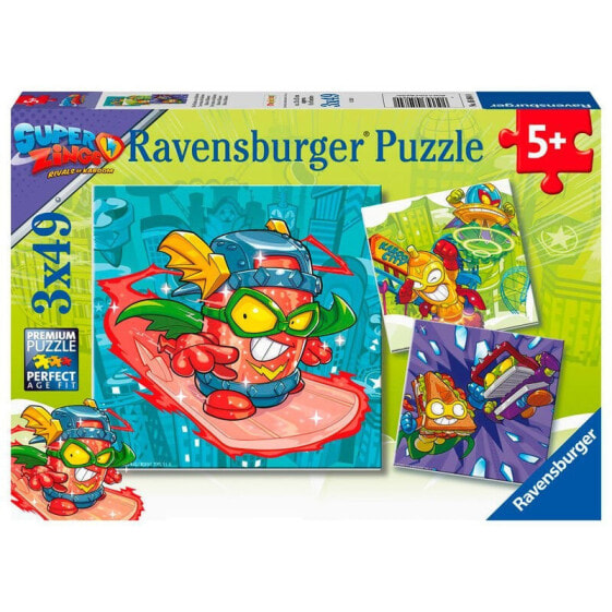 RAVENSBURGER Super Zings Puzzle 3x49 Pieces