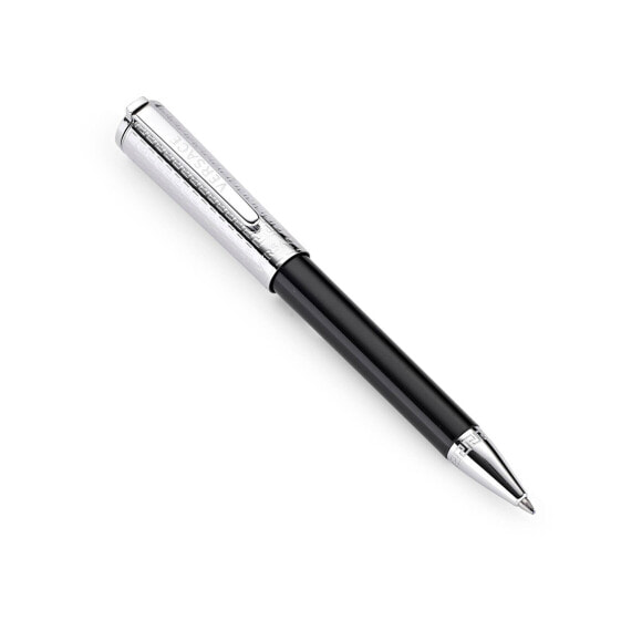 Ручка шариковая Versace OLYMPIA BALL POINT черно-серебряная GRECA S7-Calipso VS7010017