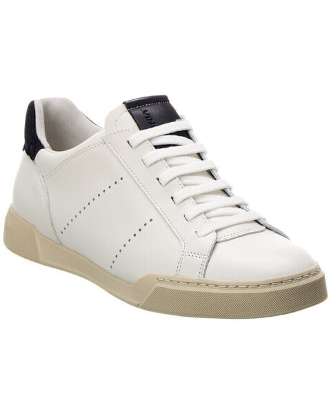 Vince Mercer Leather Sneaker Men's White 11.5