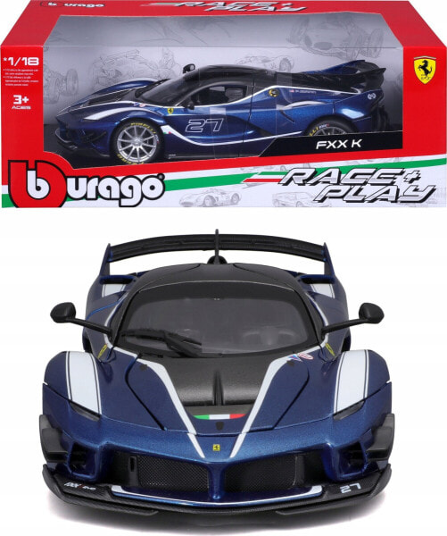 Bburago Ferrari FXX-K Evo #27 blue 1:18 BBURAGO