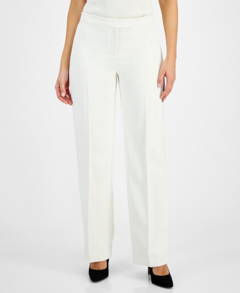 Women's Front-Fly Extended-Tab Mid Rise Pants