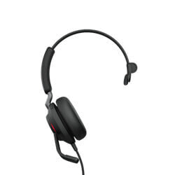 Jabra Evolve2 40 SE, Wired, Calls/Music, 20 - 20000 Hz, 113 g, Headset, Black