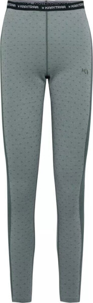 Viking Damskie legginsy termoaktywne Kari Traa Vilma Pnts sage wełna merino 100% rozmiar M