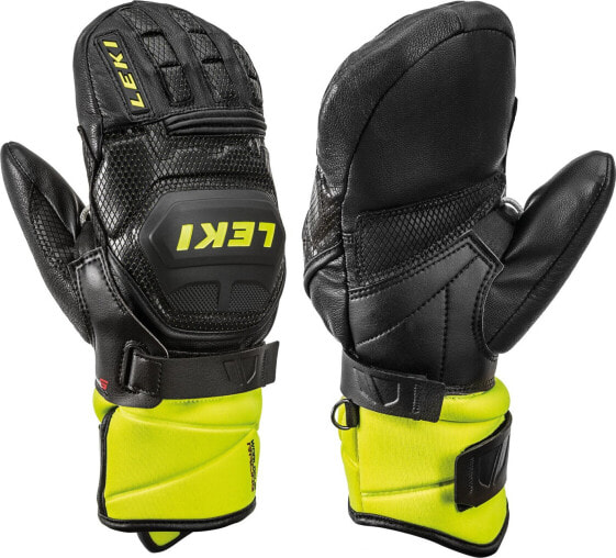 Leki Rękawice narciarskie Worldcup Race Flex S Junior Mitt lemon r. 5.0