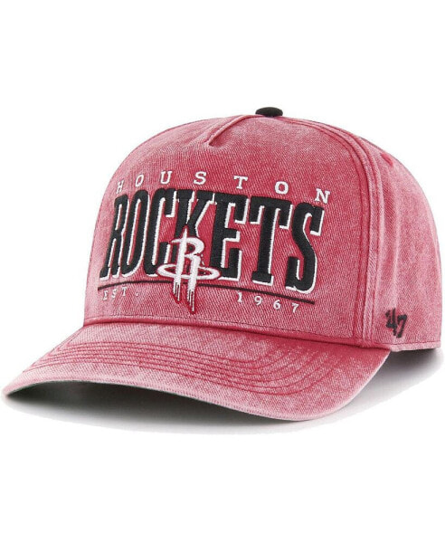 Men's Red Houston Rockets Fontana Hitch Snapback Hat