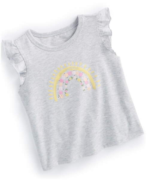 Baby Girls Rainbow Sun Graphic T-Shirt, Created for Macy's