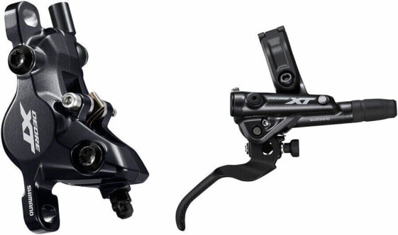 Shimano Deore XT BR-M8100 Disc Brake & Lever - Rear, Hydraulic, PM, 2-Piston